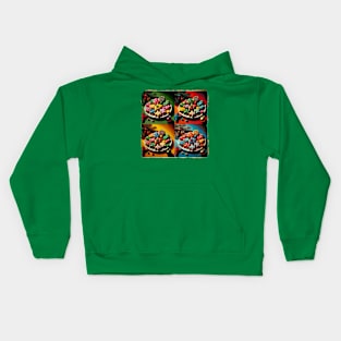 Sugary Delights: A Pop Art Christmas Cookie Extravaganza - Christmas Classic Kids Hoodie